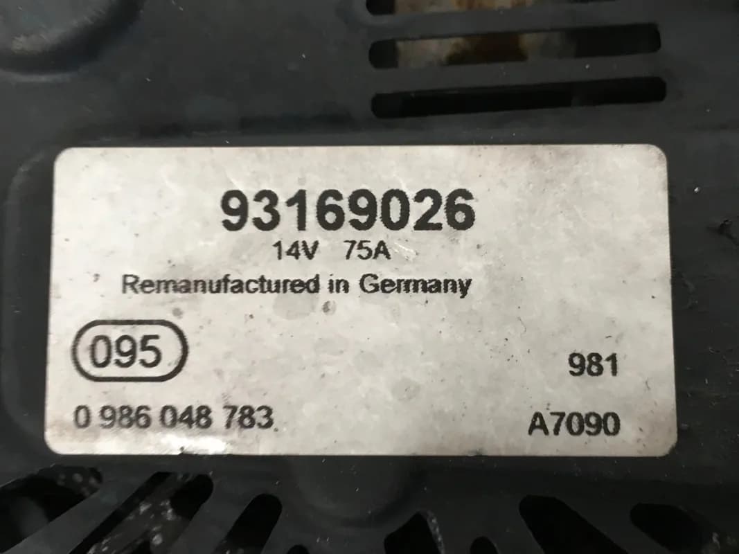 Alternador Opel 93169026 - Foto 5