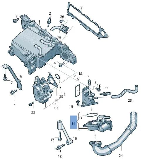 Caja Mariposa VW 04L128063T - Foto 6