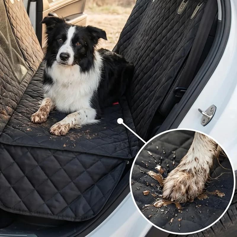 Funda Protectora IWOTTO para Coche – El Pack 3 en 1 Definitivo para Viajar con tu Perro - Foto 4