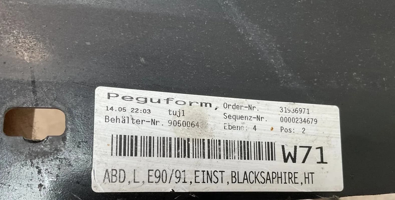 Talonera izq BMW Serie 3 2004-2011 - Foto 4