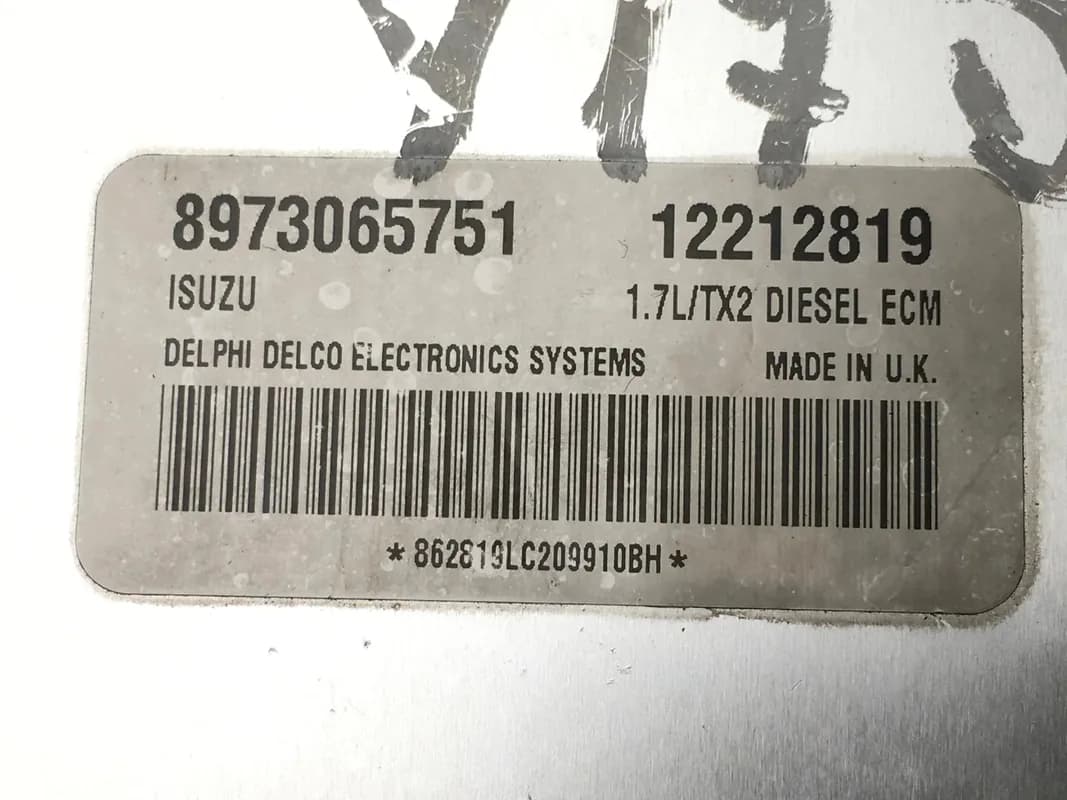 Centralita motor ECU Opel 8973065751 - Foto 2