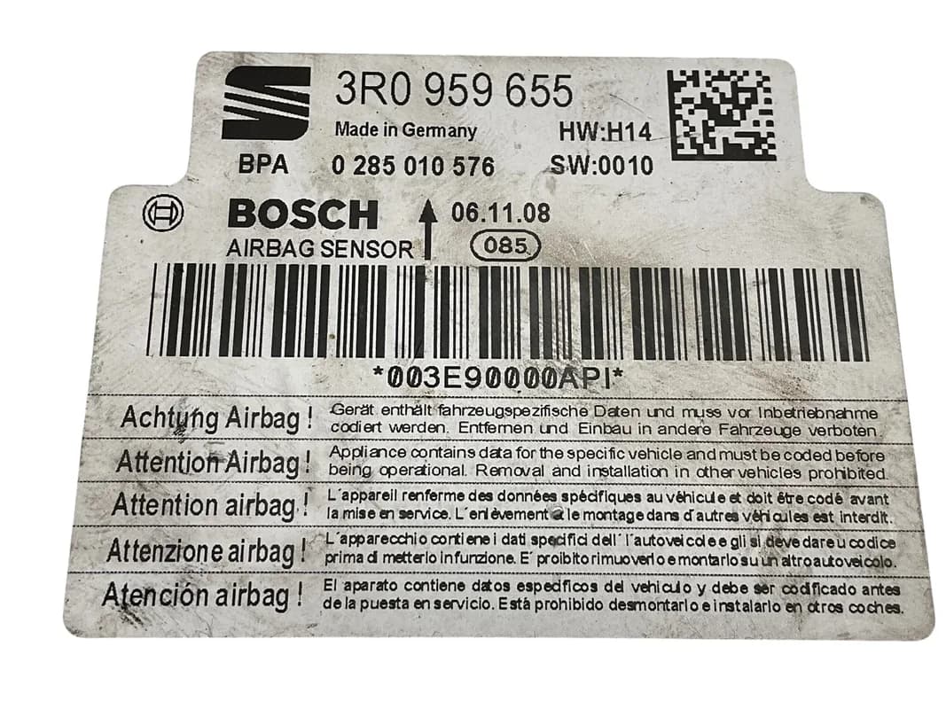 Modulo centralita sistema Airbag Seat 3R0959655 - Foto 5
