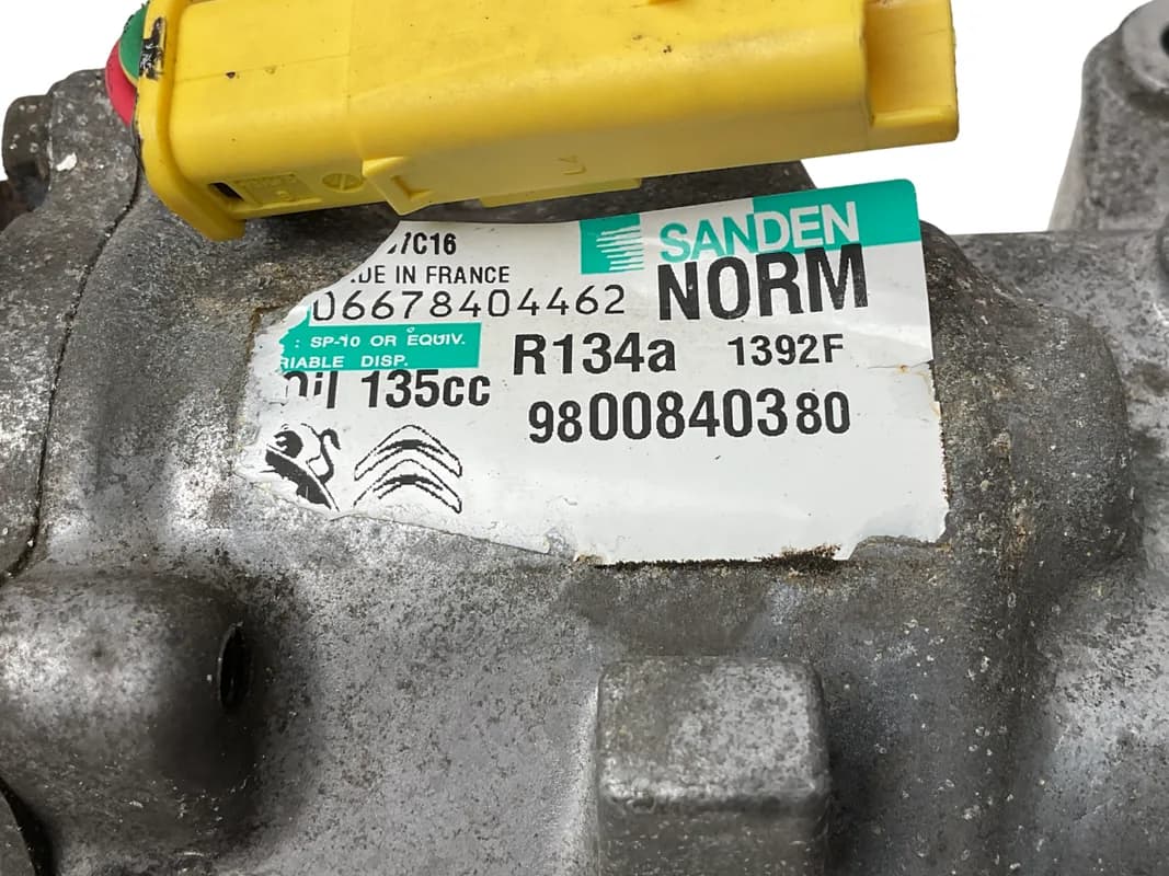 Compresor A/C PSA 9800840380 - Foto 5
