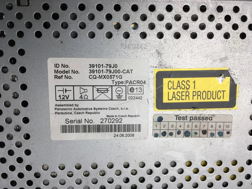 Radio cd Suzuki sx4 39101-79j0 - Foto 4