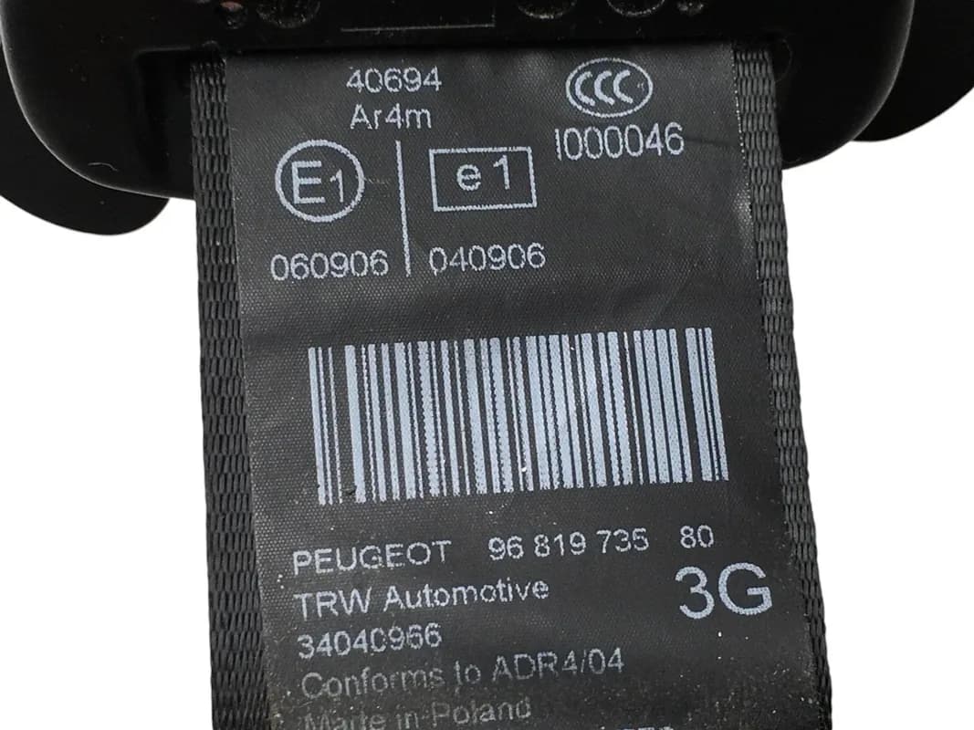 Cinturon tra izq Peugeot 5008 I - Foto 6