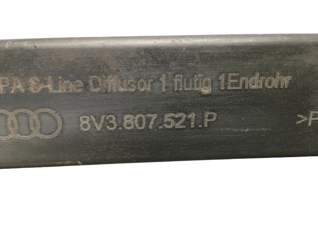 Difusor paragolpes trasero Audi S3 8V Fase 2 - Foto 4