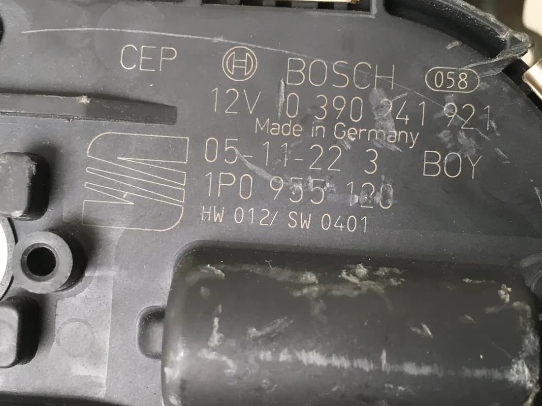 Motor Limpia del dcho Seat Leon II 1P - Foto 5