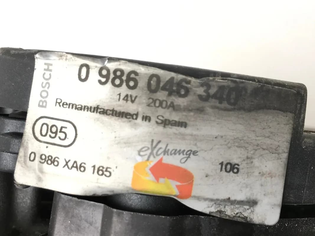 Alternador Mercedes 0986046340 - Foto 5