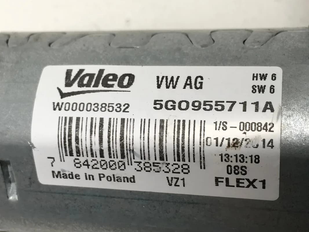 Motor limpiaparabirsas VW 5G0955711A - Foto 3