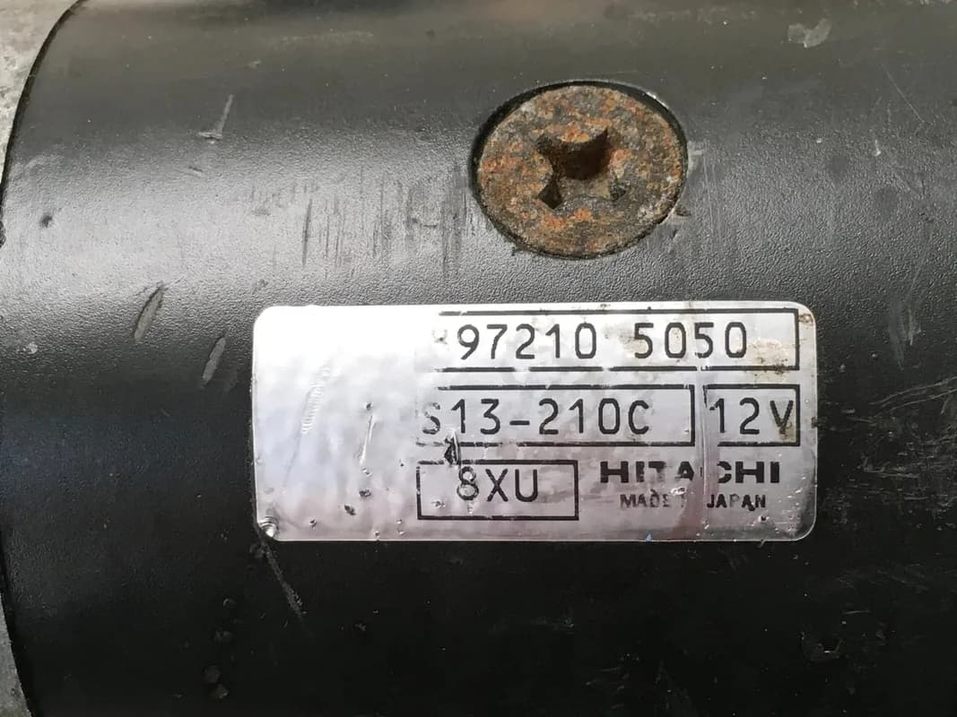 Motor arranque Opel Isuzu 8972105050 - Foto 5