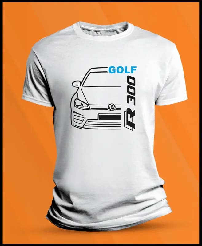 Camiseta manga corta VW Golf R300 - Foto 3