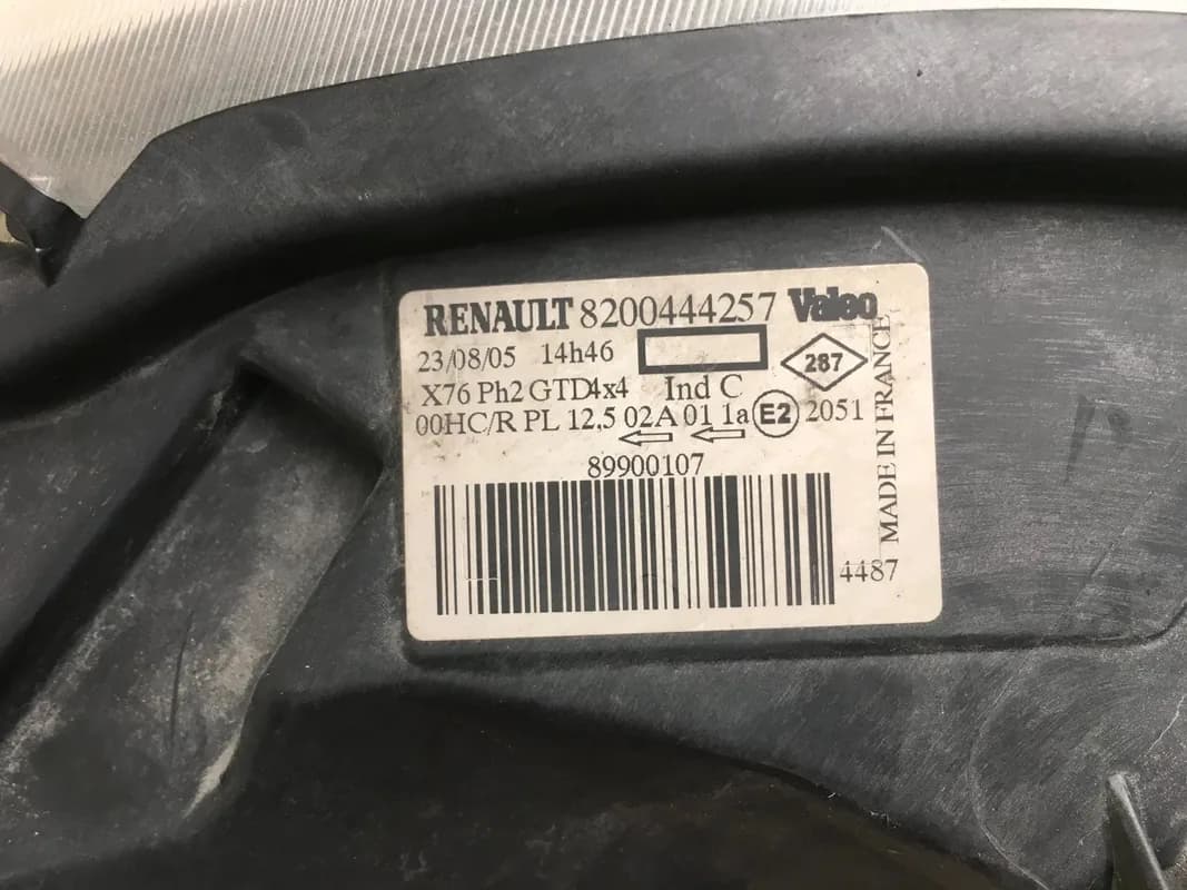 Faro izq Renault Kangoo I Fase 2 - Foto 7