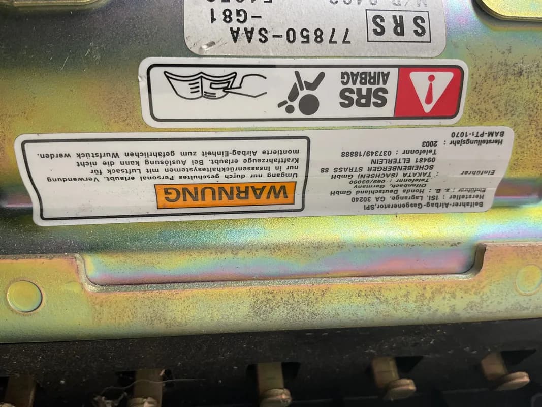Airbag dcho Honda Jazz -City 77850SAA - Foto 7