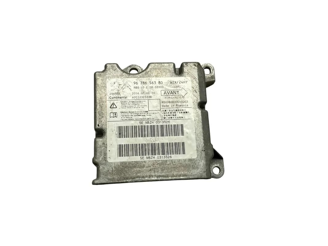 Módulo control airbag Peugeot Citroën 9678656380 - Foto 1