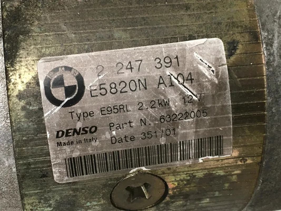 Motor arranque BMW 2247391 - Foto 5