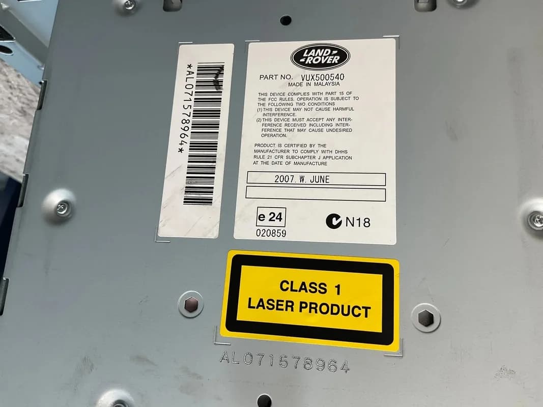 Sistema Audio Land Rover VUX500540 - Foto 6