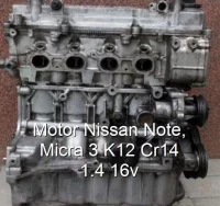 Motor Nissan Note, Micra 3 K12 Cr14 1.4 16v