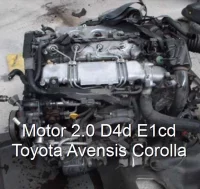 Motor 2.0 D4d E1cd Toyota Avensis Corolla