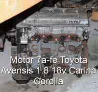Motor 7a-fe Toyota Avensis 1.8 16v Carina Corolla
