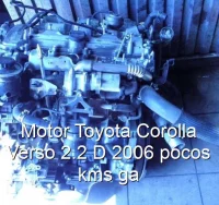 Motor Toyota Corolla Verso 2.2 D 2006 pocos kms ga