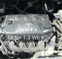 Motor 1.3 Wti V2n - P62a Toyota Yaris Verso 2004