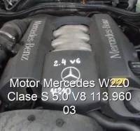 Motor Mercedes W220 Clase S 5.0 V8 113.960 03