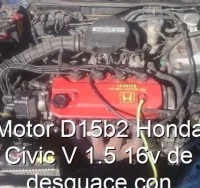 Motor D15b2 Honda Civic V 1.5 16v de desguace con