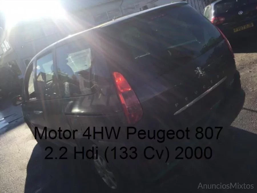 Motor 4HW Peugeot 807 2.2 Hdi (133 Cv) 2000
