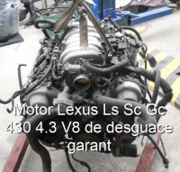 Motor Lexus Ls Sc Gc 430 4.3 V8 de desguace garant