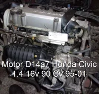 Motor D14a7 Honda Civic 1.4 16v 90 Cv 95-01