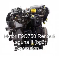 Motor F9Q750 Renault Laguna Ii (bg0) Expression 1.