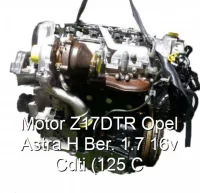 Motor Z17DTR Opel Astra H Ber. 1.7 16v Cdti (125 C