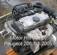 Motor Hfx (tu1jp) Peugeot 206 1.1 2005