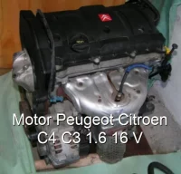 Motor Peugeot Citroen C4 C3 1.6 16 V