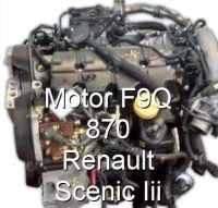 Motor F9Q 870 Renault Scenic Iii 1.9 Dci Diesel (1