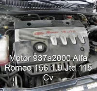 Motor 937a2000 Alfa Romeo 156 1.9 Jtd 115 Cv