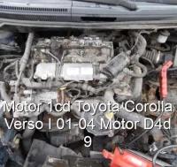 Motor 1cd Toyota Corolla Verso I 01-04 Motor D4d 9