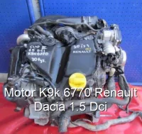 Motor K9k 6770 Renault Dacia 1.5 Dci