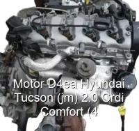 Motor D4ea Hyundai Tucson (jm) 2.0 Crdi Comfort (4