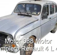 Motor 688 Motor Completo Renault 4 L 4 L