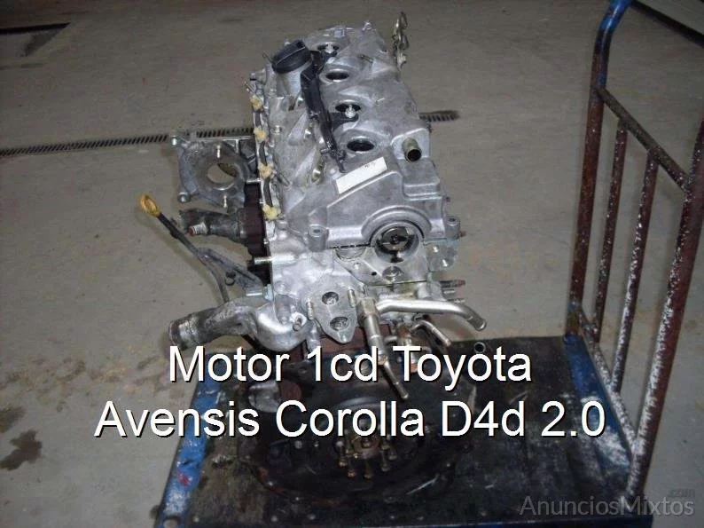 Motor 1cd Toyota Avensis Corolla D4d 2.0