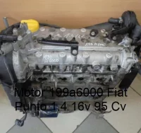 Motor 199a6000 Fiat Punto 1.4 16v 95 Cv