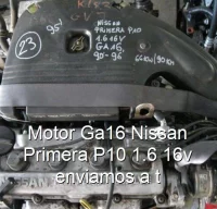 Motor Ga16 Nissan Primera P10 1.6 16v enviamos a t