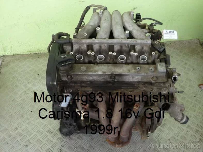 Motor 4g93 Mitsubishi Carisma 1.8 16v Gdi 1999r.