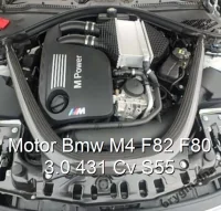 Motor Bmw M4 F82 F80 3.0 431 Cv S55