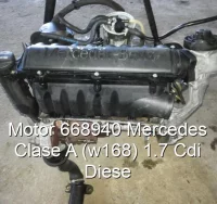 Motor 668940 Mercedes Clase A (w168) 1.7 Cdi Diese