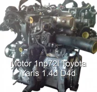 Motor 1np72l Toyota Yaris 1.4d D4d