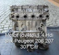 Motor (dv4td) 1.4 Hdi 8hx Peugeot 206 207 307 Citr