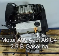 Motor Abc Audi A6 C4 2.6 B Gasolina