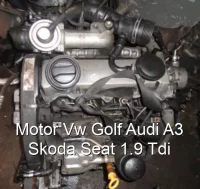 Motor Vw Golf Audi A3 Skoda Seat 1.9 Tdi
